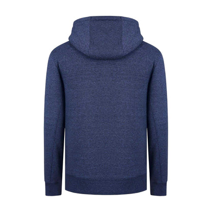 Indigo Marl - Back - SoulCal Mens Signature Cotton Full Zip Hoodie