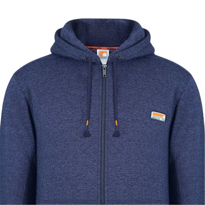 Indigo Marl - Lifestyle - SoulCal Mens Signature Cotton Full Zip Hoodie
