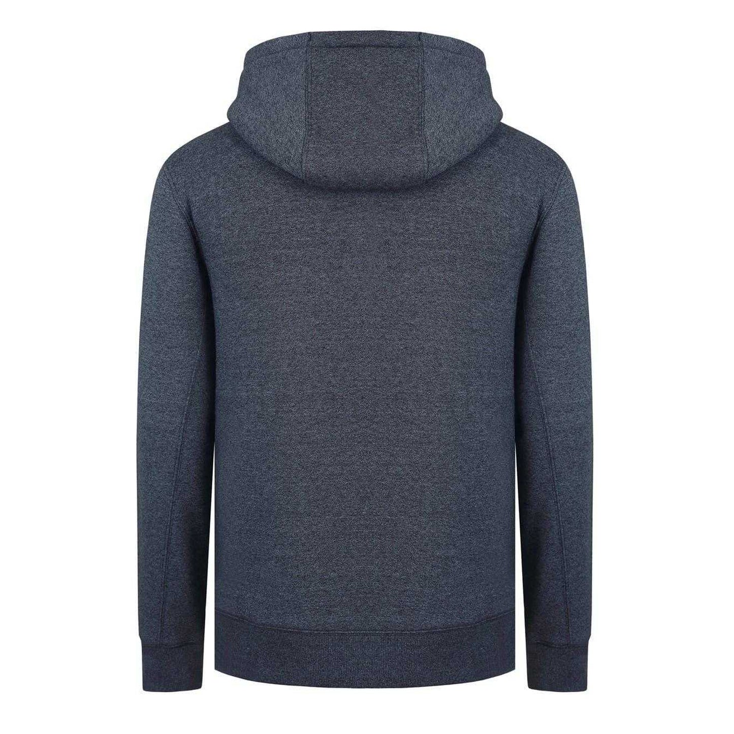 Dark Charcoal Marl - Back - SoulCal Mens Signature Cotton Full Zip Hoodie