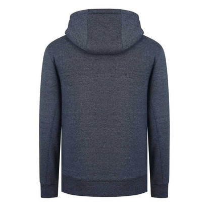 Dark Charcoal Marl - Back - SoulCal Mens Signature Cotton Full Zip Hoodie