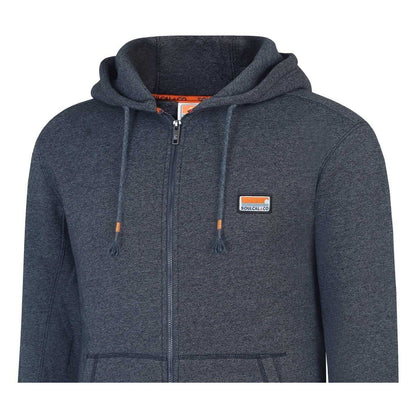Dark Charcoal Marl - Pack Shot - SoulCal Mens Signature Cotton Full Zip Hoodie