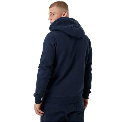 Navy - Back - Jack Wills Mens Batsford Logo Hoodie