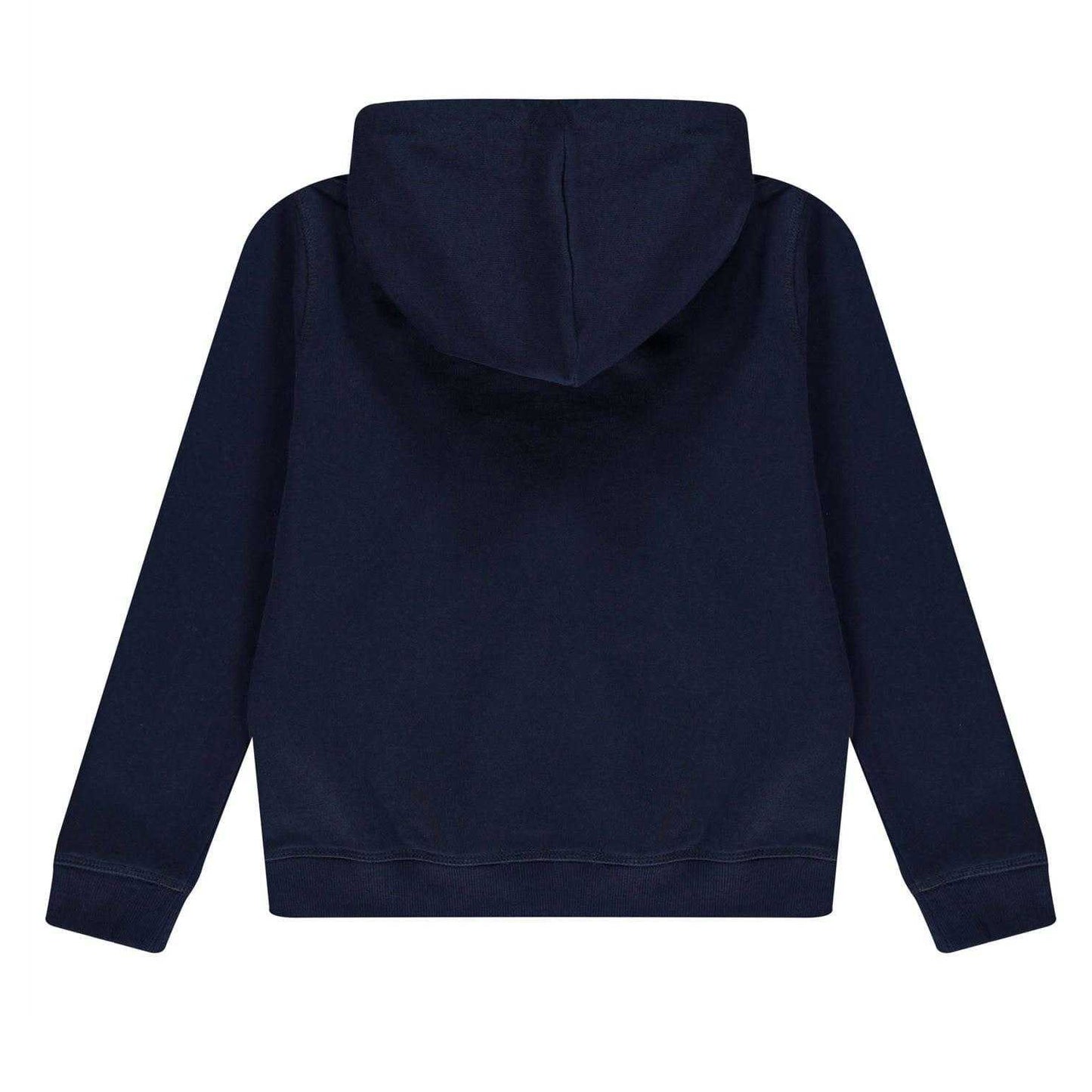 Blue - Back - Guess Childrens-Kids Oth Logo Drawstring Hoodie