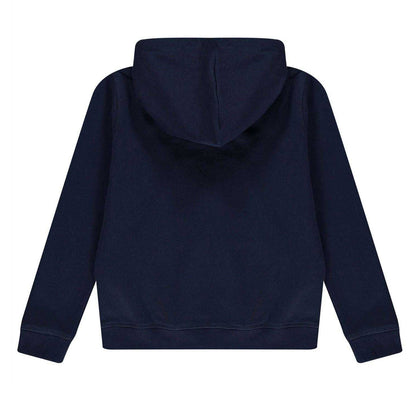 Blue - Back - Guess Childrens-Kids Oth Logo Drawstring Hoodie