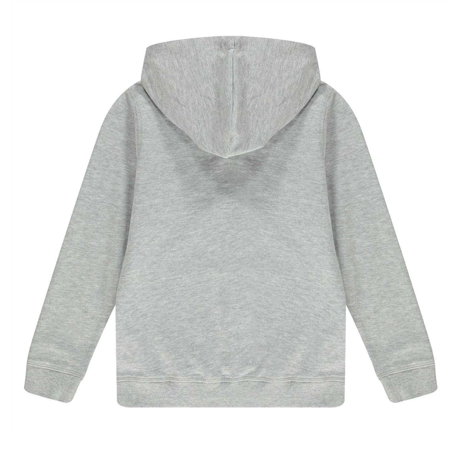 Grey - Back - Guess Childrens-Kids Oth Logo Drawstring Hoodie