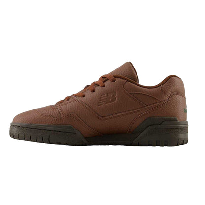 Oak - Side - New Balance Womens-Ladies 550 Leather Low Cut Trainers