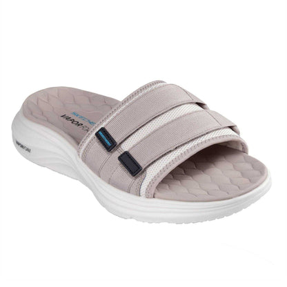 Taupe - Front - Skechers Mens Vapor Foam Flat Sports Sandals