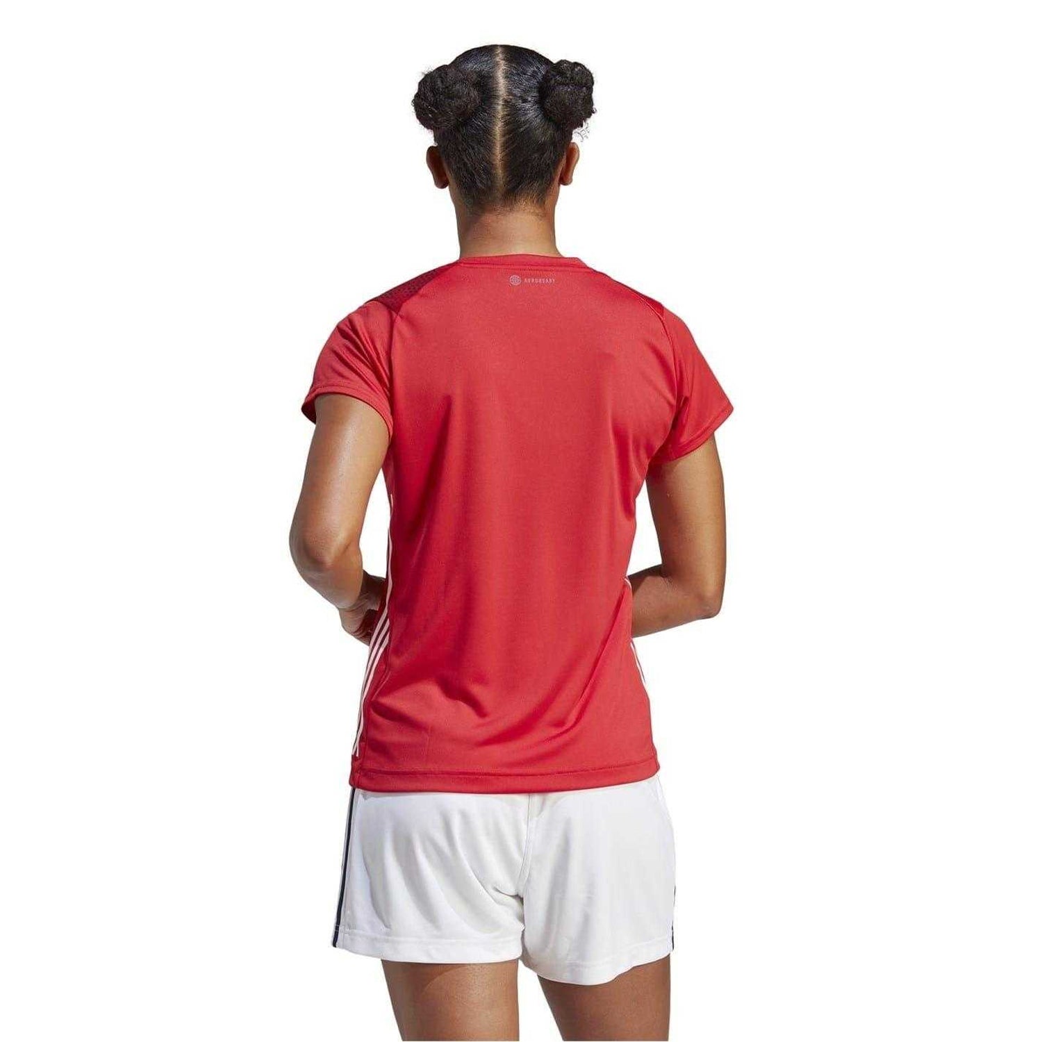 Team College Red - Back - Adidas Womens-Ladies France Performance Jersey