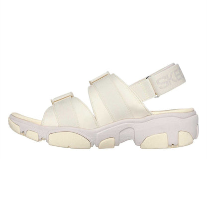 Yellow - Back - Skechers Womens-Ladies Flat Heel Sandals