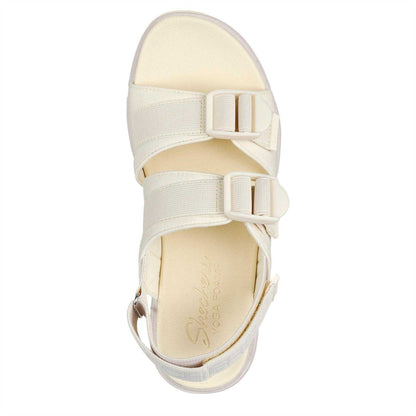Yellow - Lifestyle - Skechers Womens-Ladies Flat Heel Sandals