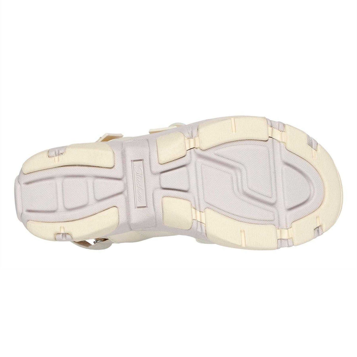 Yellow - Pack Shot - Skechers Womens-Ladies Flat Heel Sandals