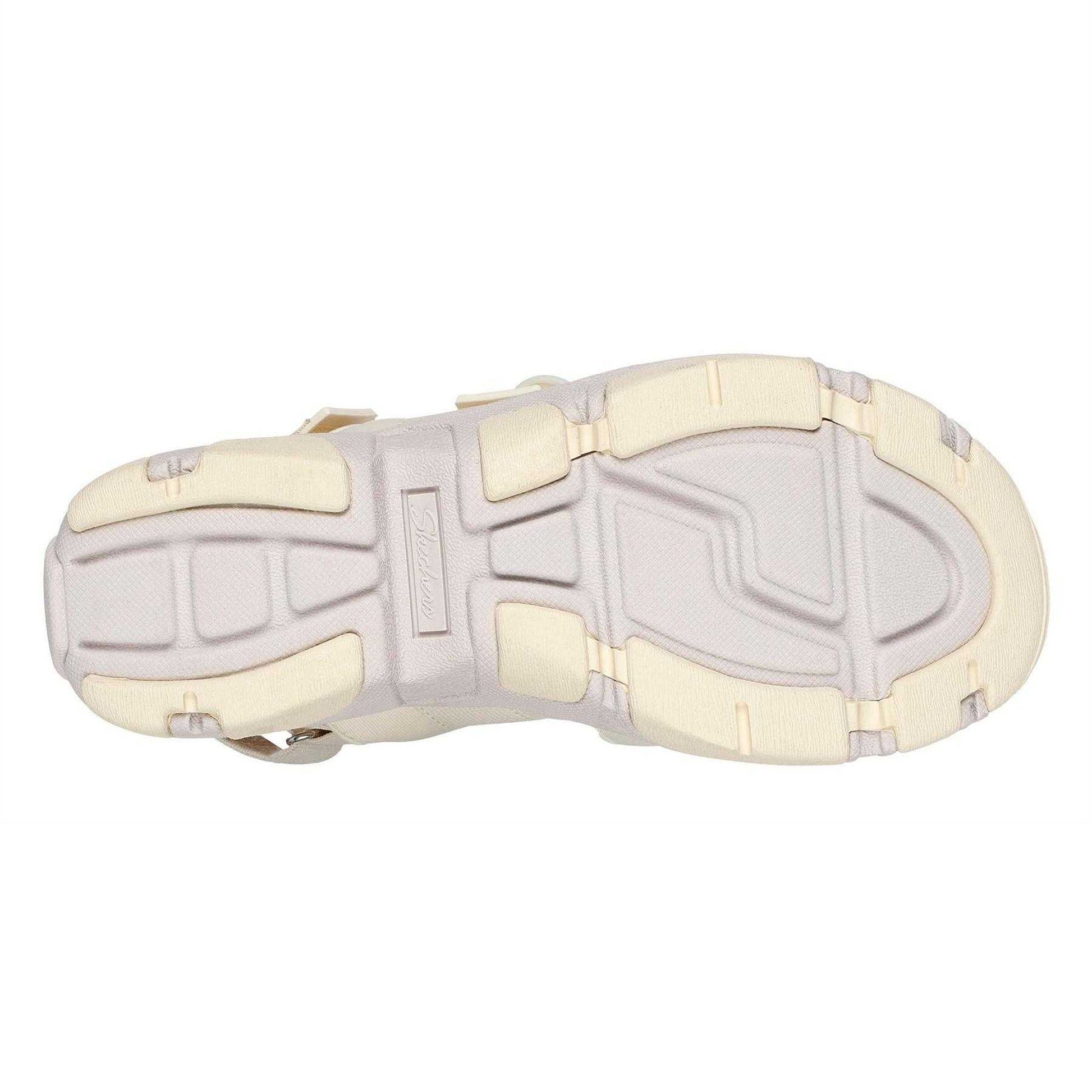 Yellow - Pack Shot - Skechers Womens-Ladies Flat Heel Sandals