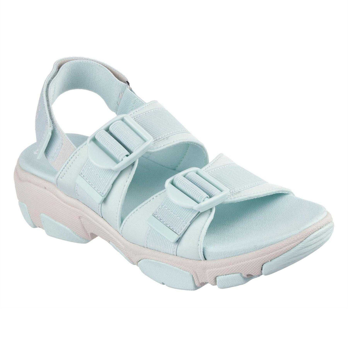 Mint - Front - Skechers Womens-Ladies Flat Heel Sandals