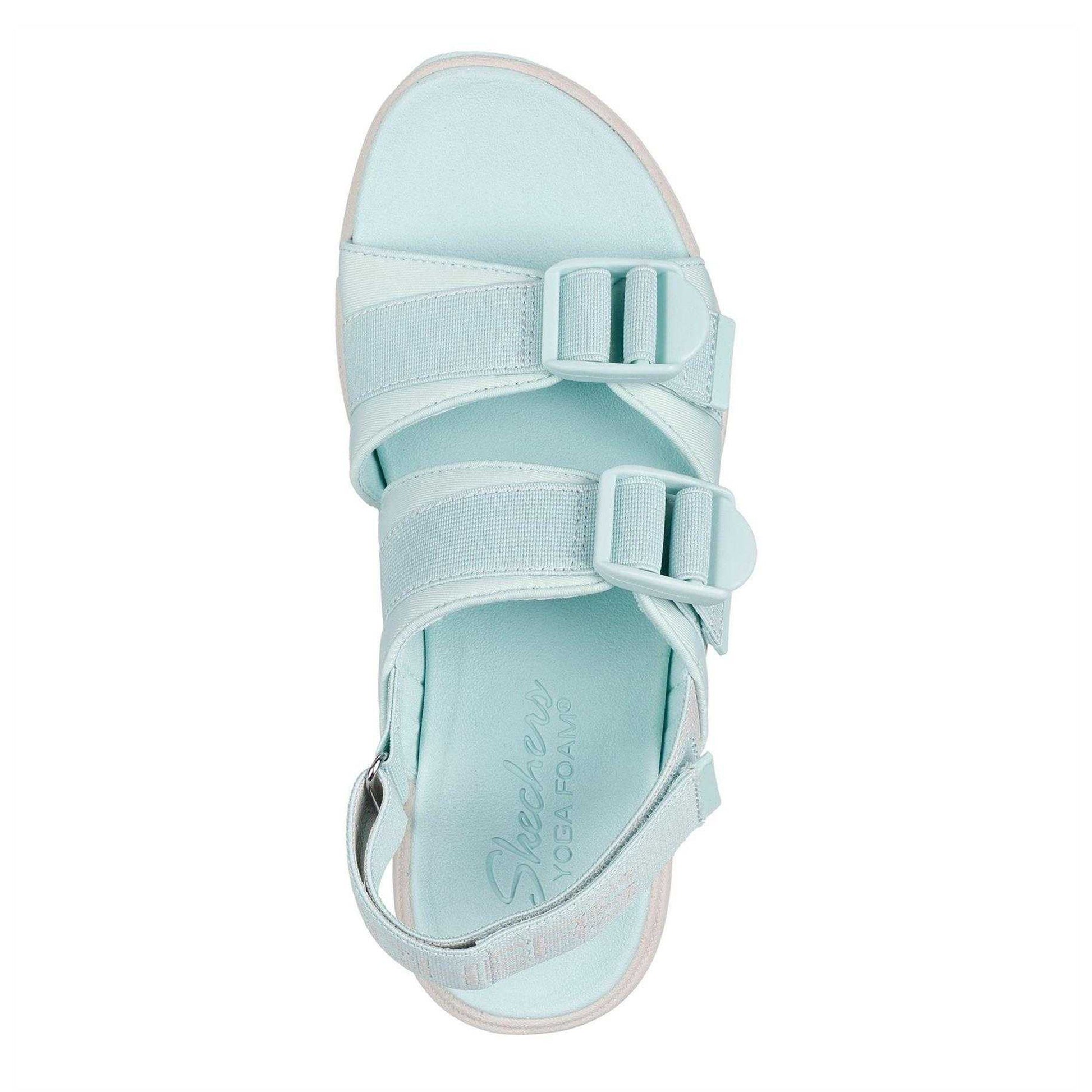 Mint - Lifestyle - Skechers Womens-Ladies Flat Heel Sandals