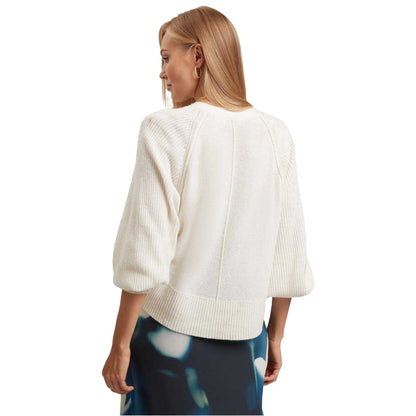 Ivory - Back - Ted Baker Womens-Ladies Balloon Sleeve Top