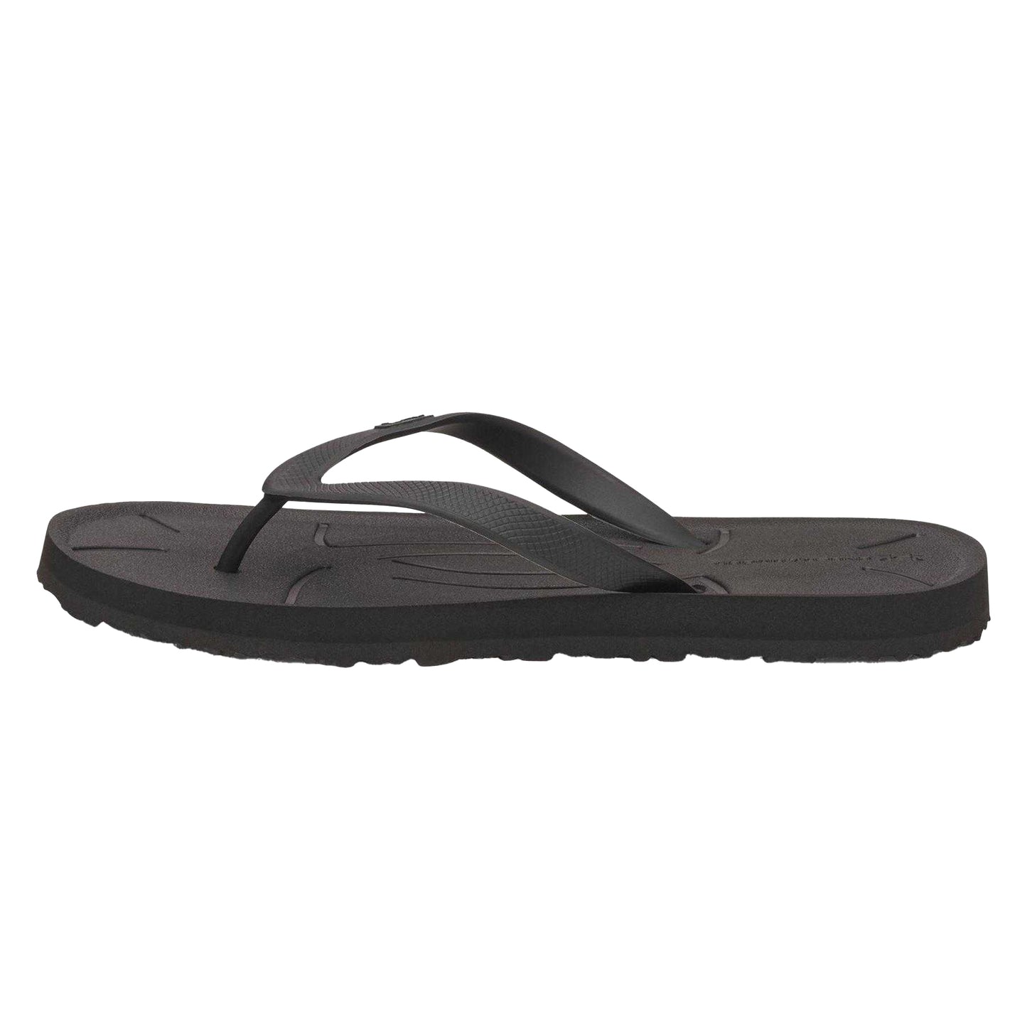Black - Back - Under Armour Mens Flip Flops