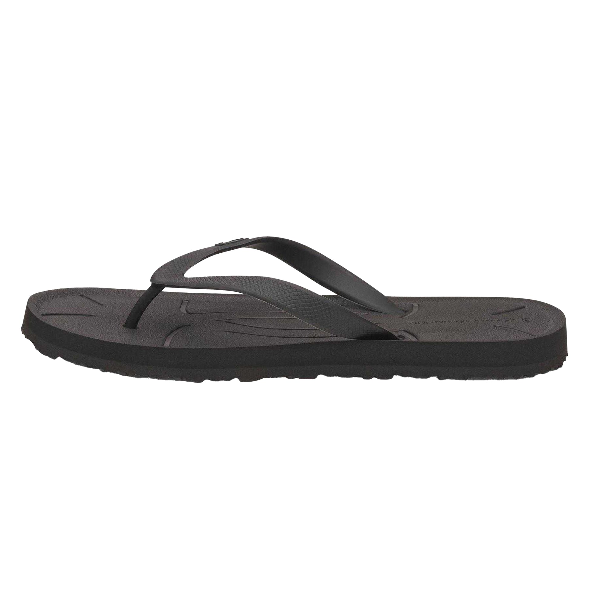 Black - Back - Under Armour Mens Flip Flops