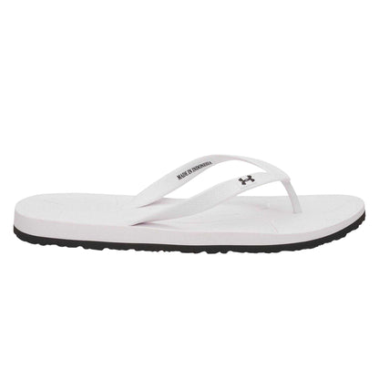 White - Front - Under Armour Mens Flip Flops