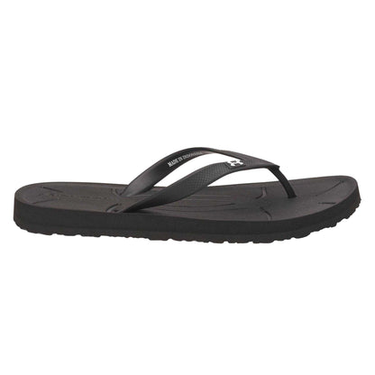 Black - Front - Under Armour Mens Flip Flops