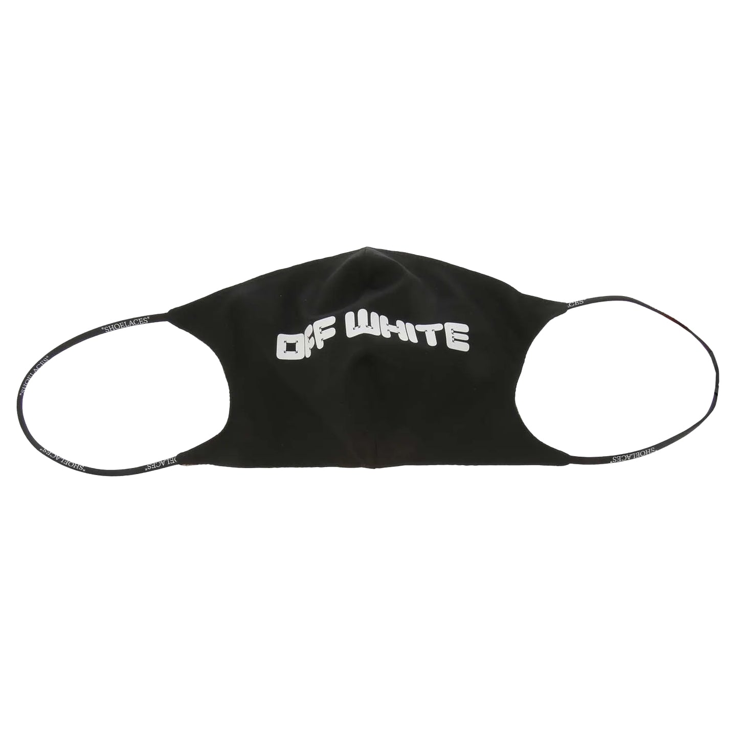 Black - Front - Off White Simple Arrow Logo Face Mask
