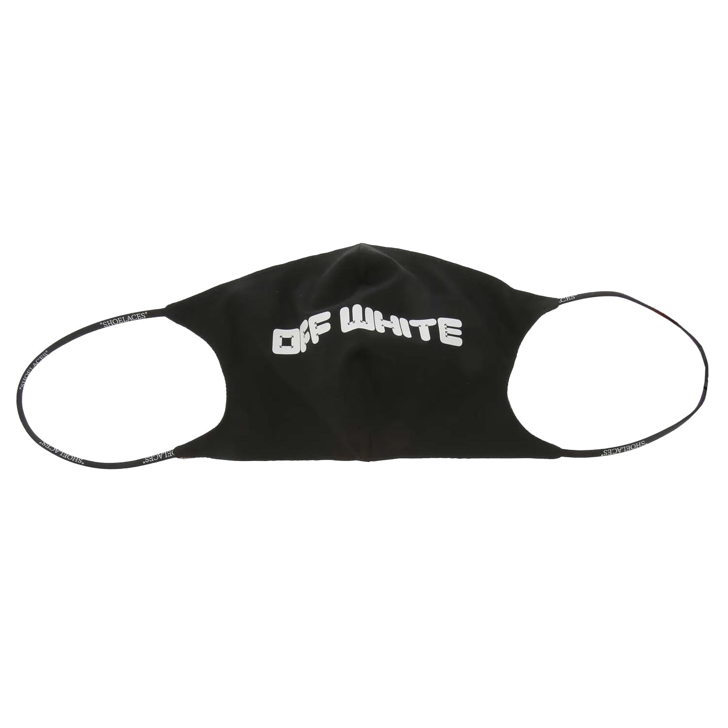 Black - Front - Off White Simple Arrow Logo Face Mask