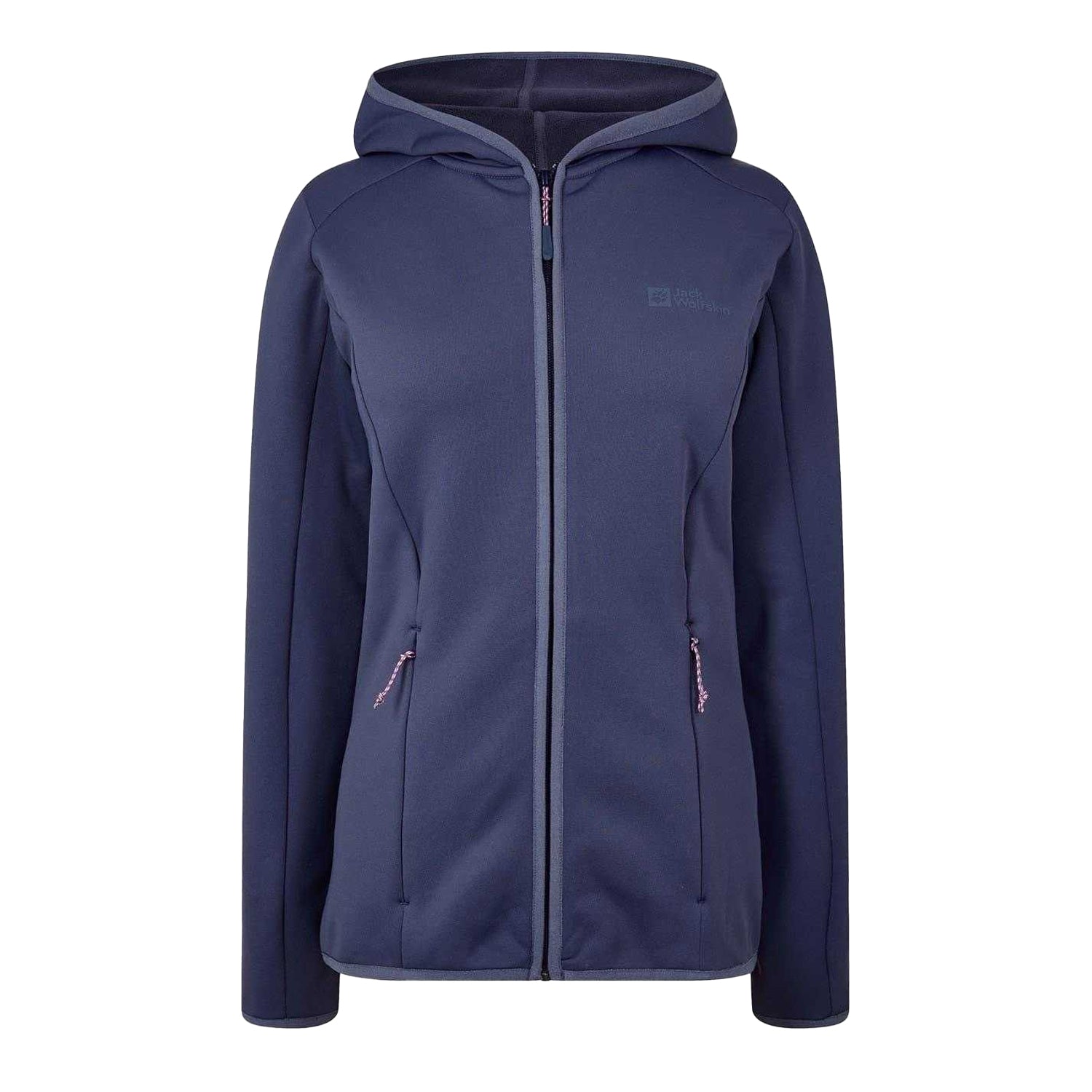 Graphite - Front - Jack Wolfskin Womens-Ladies Baiselberg Hoodie