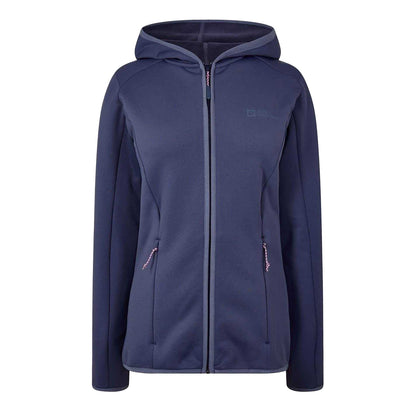 Graphite - Front - Jack Wolfskin Womens-Ladies Baiselberg Hoodie