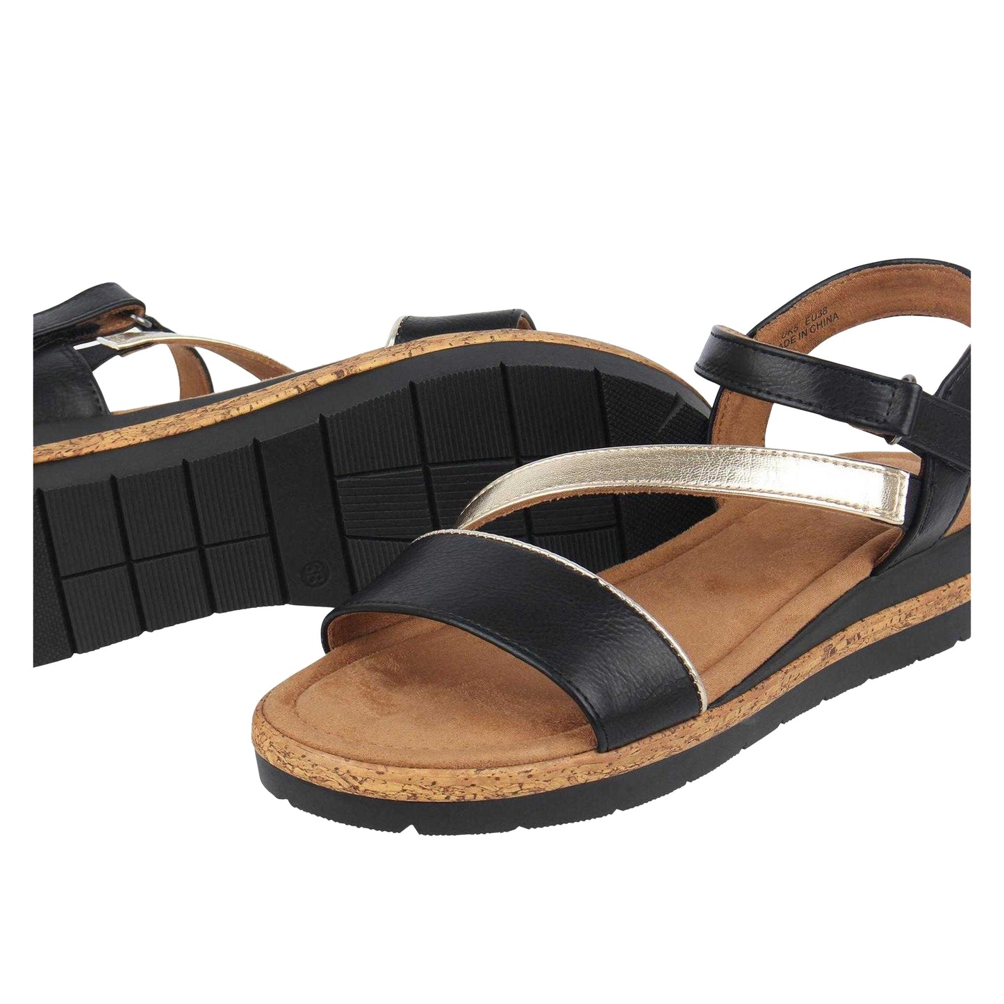Black - Lifestyle - Biba Womens-Ladies Wedge Sandals