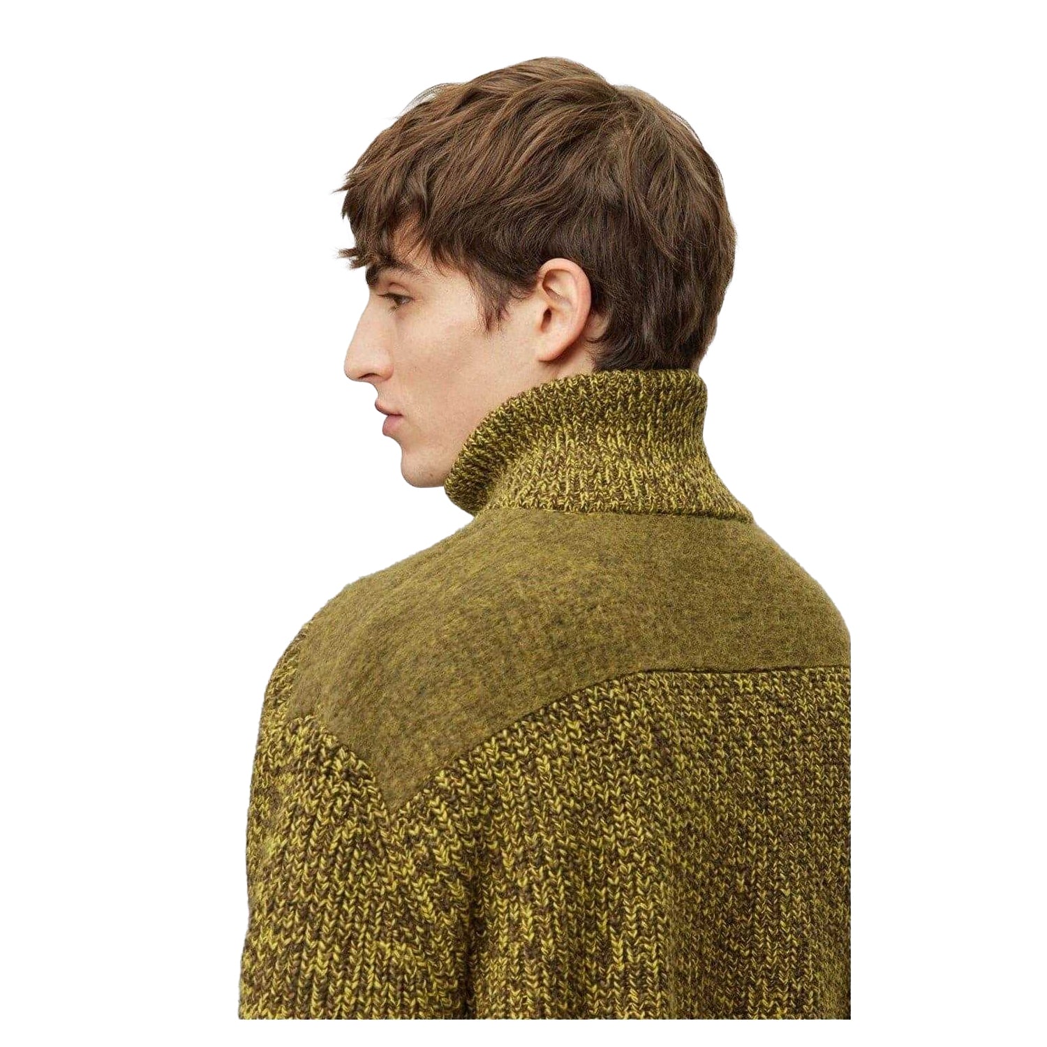 Green - Side - Boss Mens Regular Sweater Top