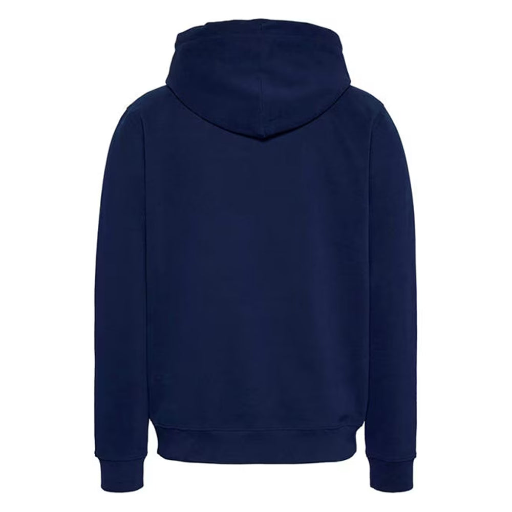 Navy - Back - Tommy Jeans Mens Essential Cotton Hoodie