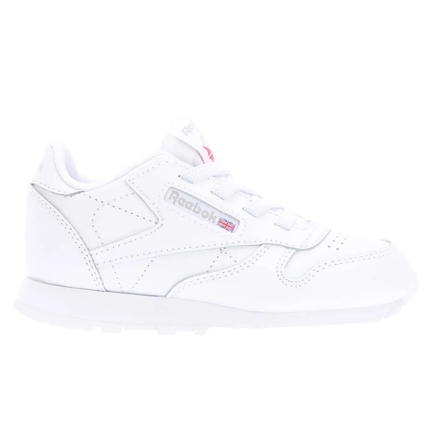 White - Side - Reebok Childrens-Kids Classic Leather Trainers