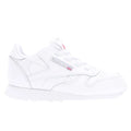 White - Side - Reebok Childrens-Kids Classic Leather Trainers