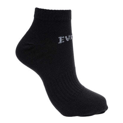 Black - Back - Everlast Mens Logo Trainer Socks (Pack of 3)
