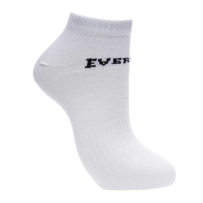 White - Back - Everlast Mens Logo Trainer Socks (Pack of 3)