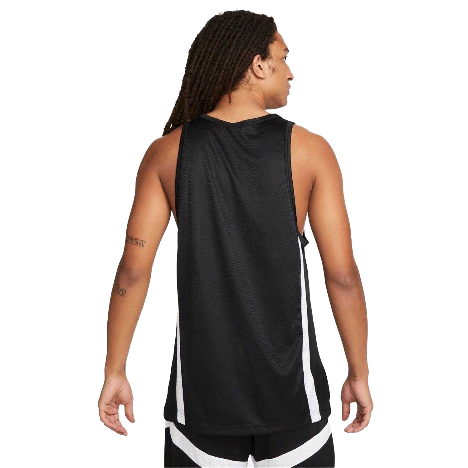 Black - Back - Nike Mens Icon Dri-FIT Basketball Jersey