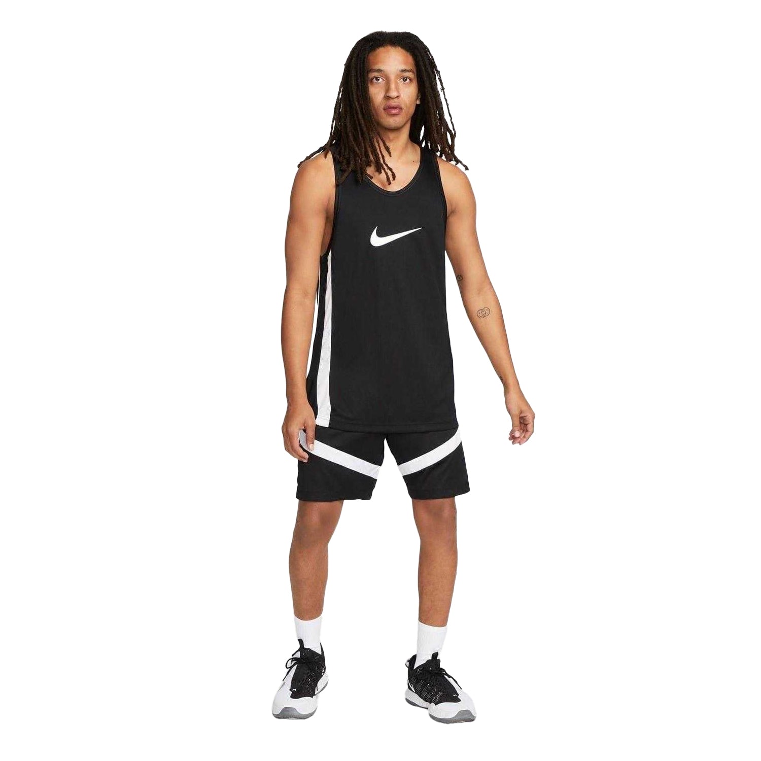 Black - Lifestyle - Nike Mens Icon Dri-FIT Basketball Jersey