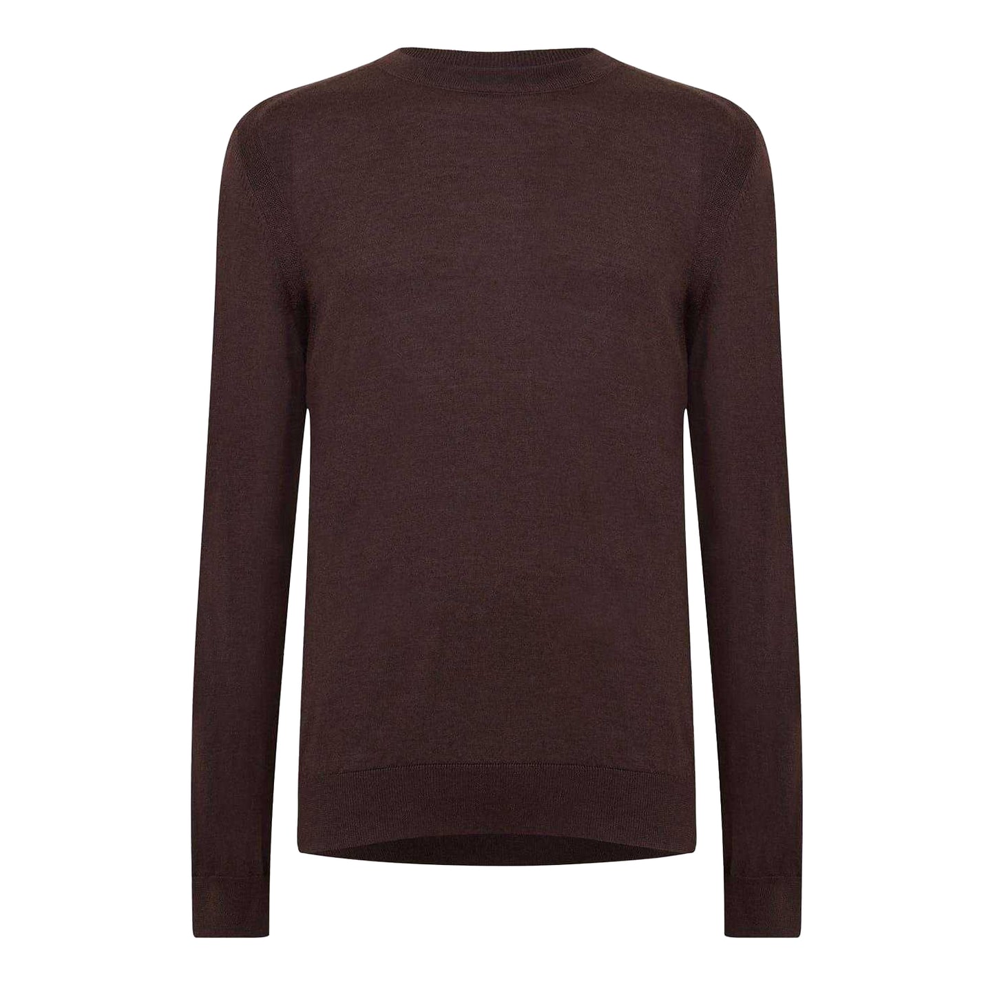 Brown - Front - Boss Mens Ribbed Sweater Top
