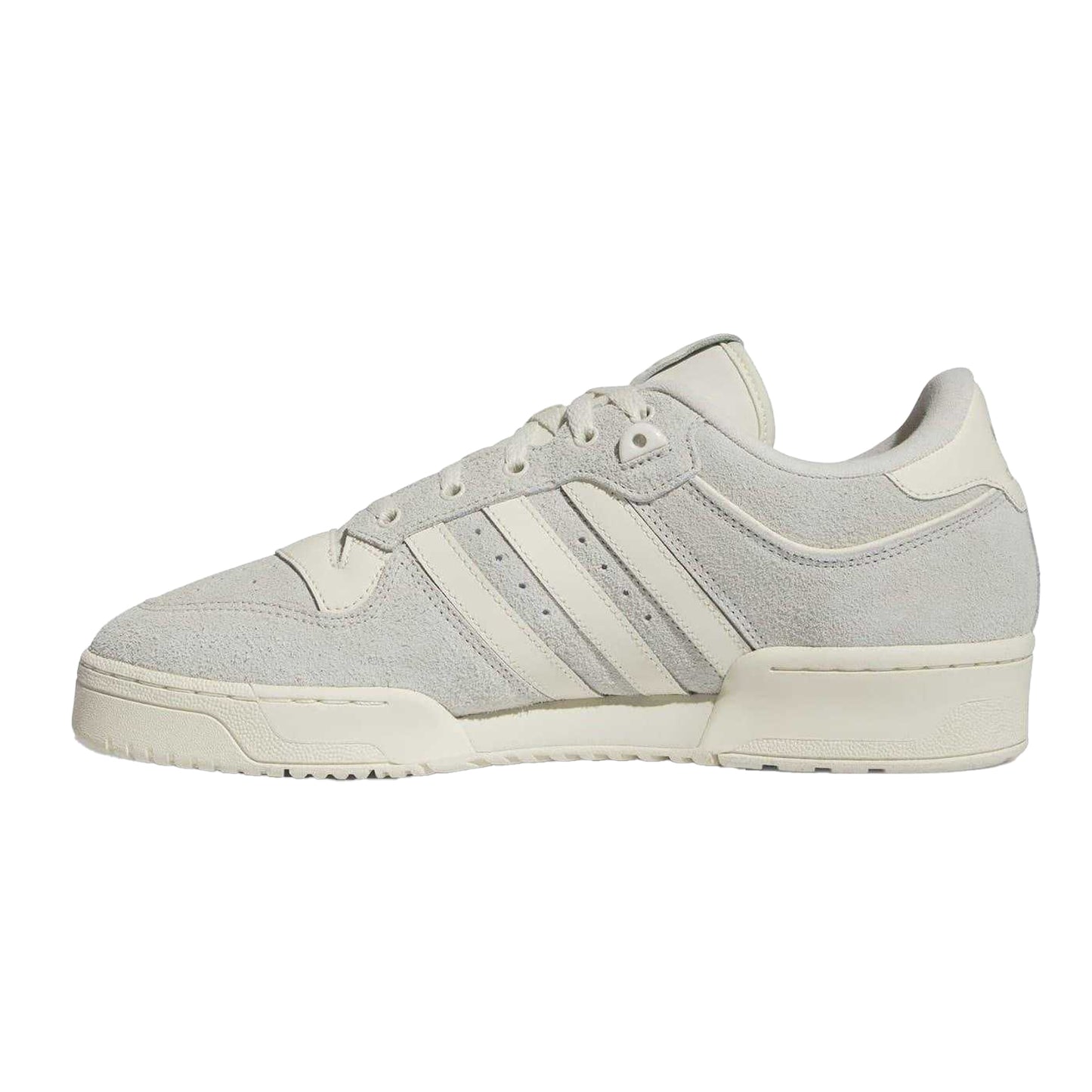 Grey - Side - Adidas Mens Rivalry Suede Trainers