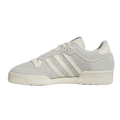 Grey - Side - Adidas Mens Rivalry Suede Trainers