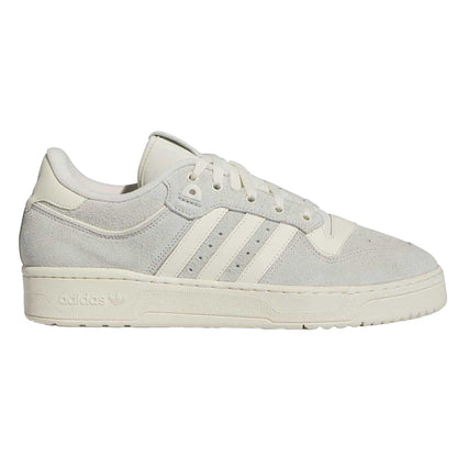 Grey - Front - Adidas Mens Rivalry Suede Trainers
