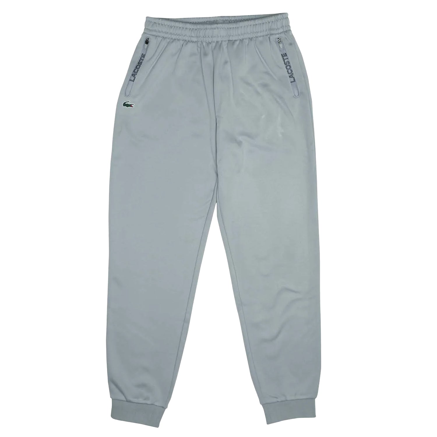 Grey - Front - Lacoste Boys Poly Jogging Bottoms