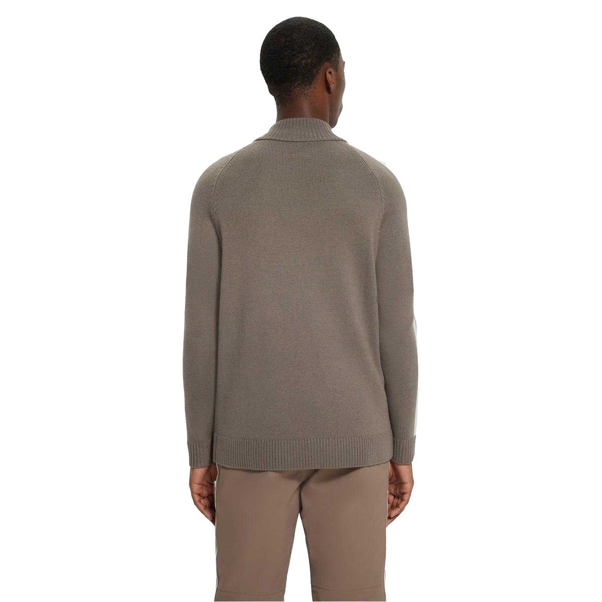 Beige - Back - Boss Mens Regular Raglan Jumper