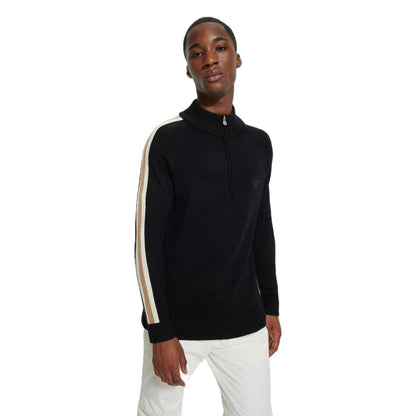 Black - Lifestyle - Boss Mens Regular Raglan Jumper
