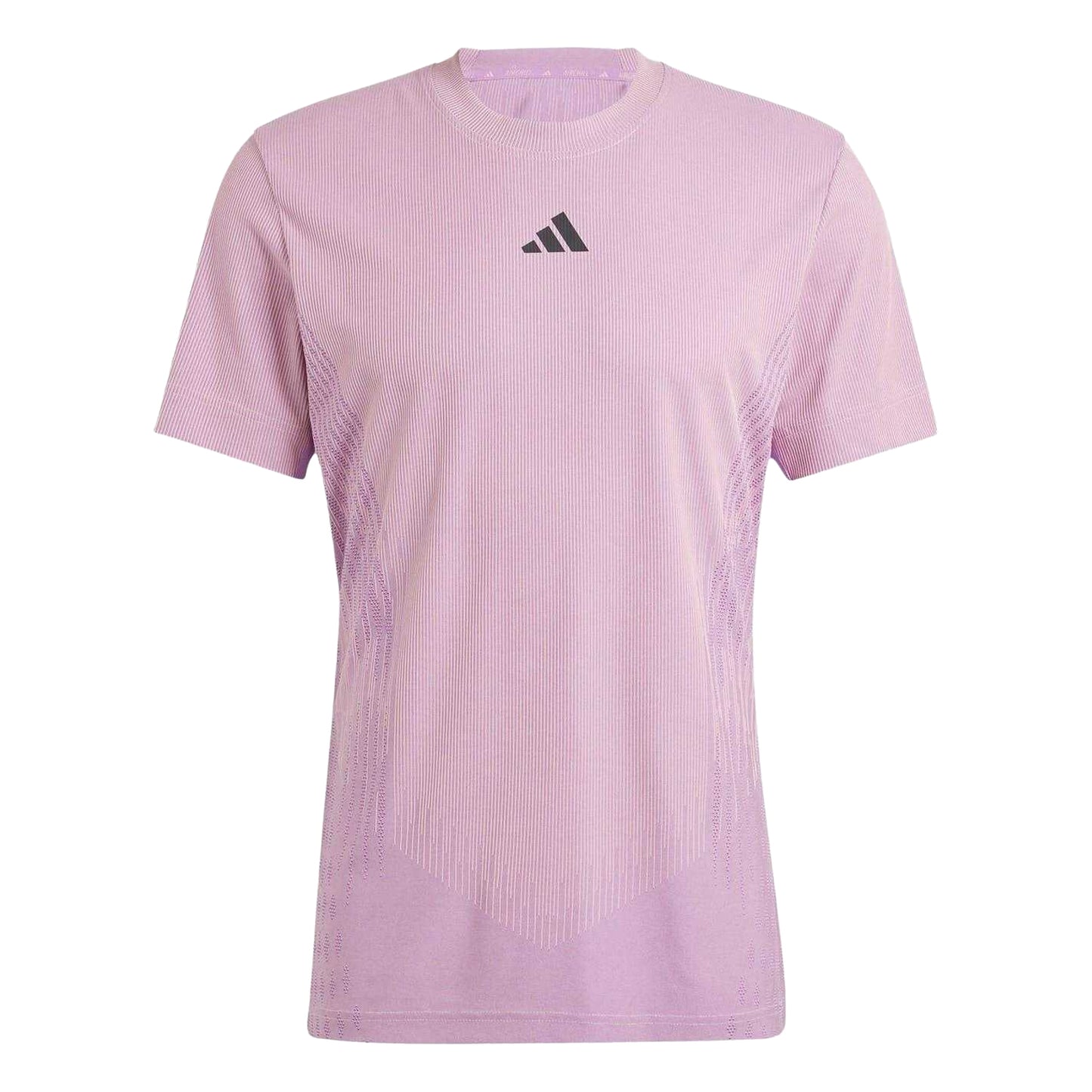 Pink - Front - Adidas Mens AirCool Crew Neck Short-Sleeved T-Shirt