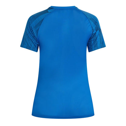 Royal Blue-White - Back - Nike Womens-Ladies Academy Dri-FIT Regular Training Top