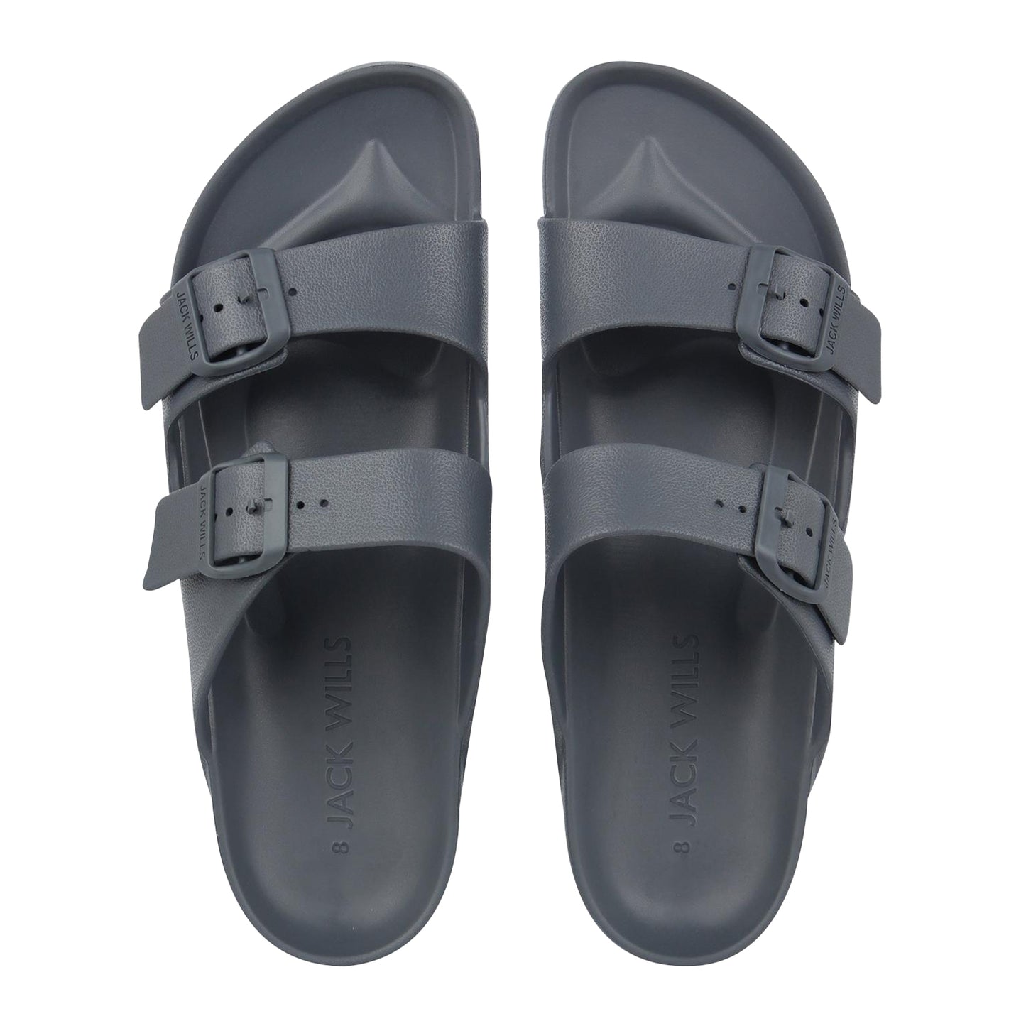 Slate - Side - Jack Wills Mens Straps Sandals