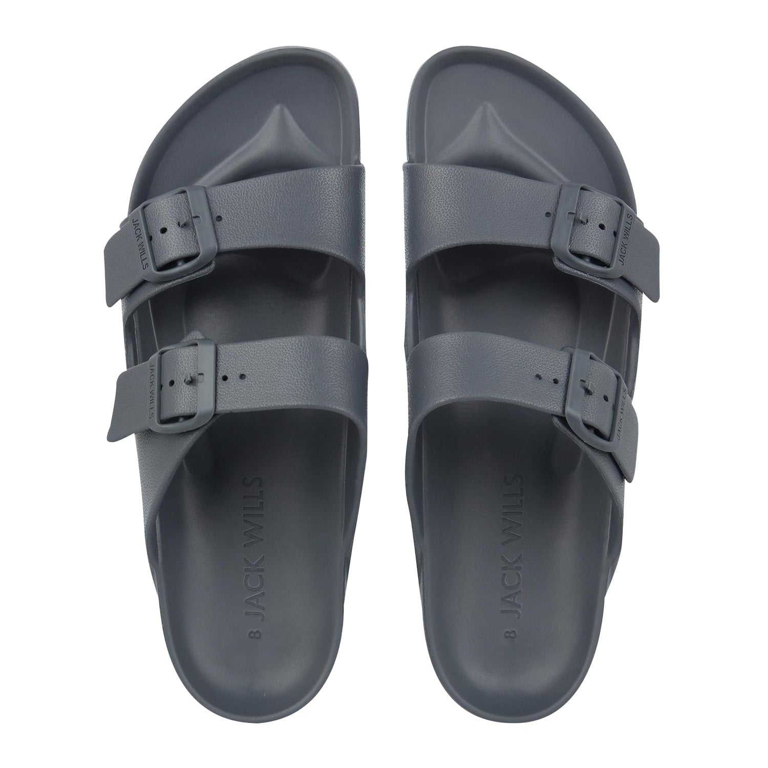 Slate - Side - Jack Wills Mens Straps Sandals
