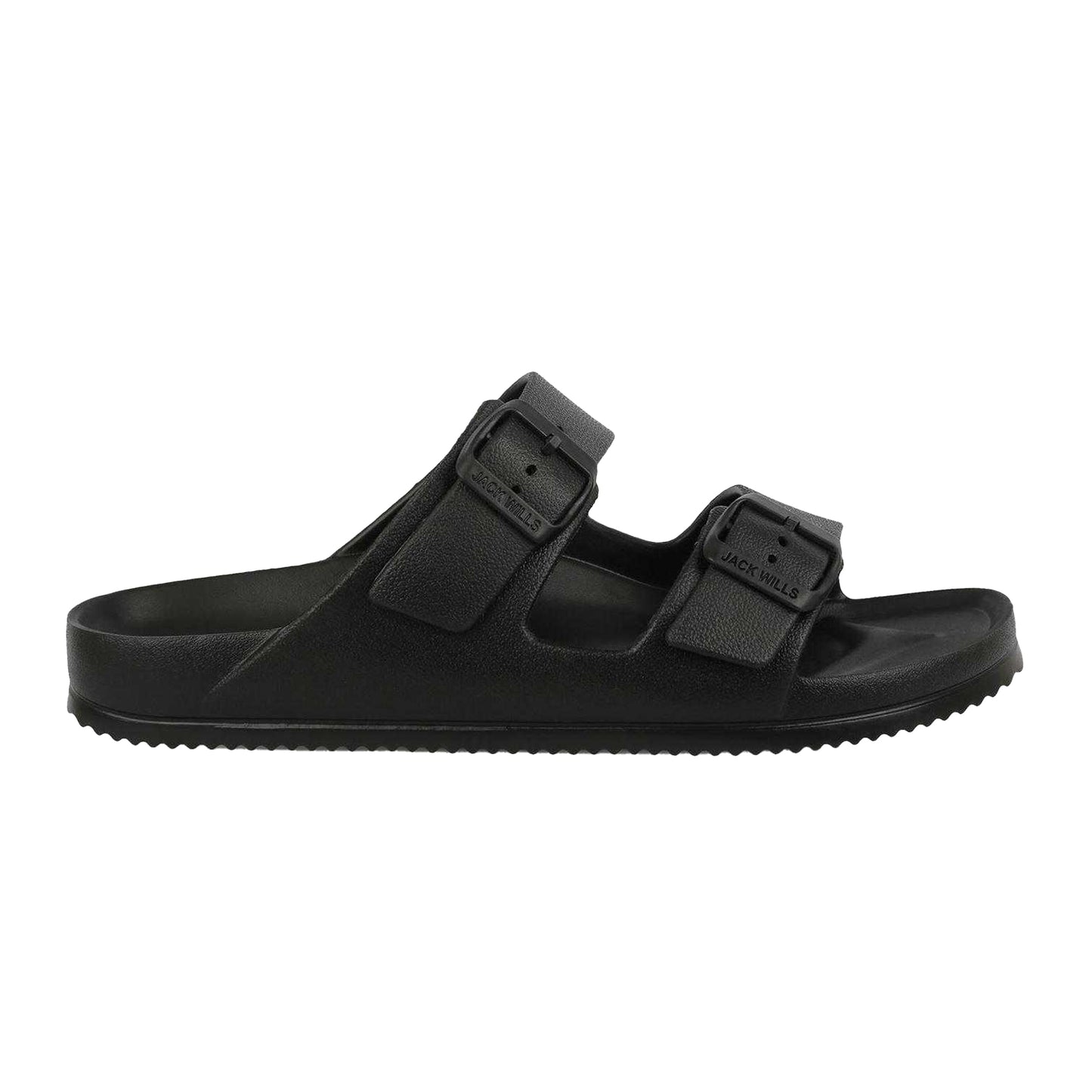 Black - Front - Jack Wills Mens Straps Sandals