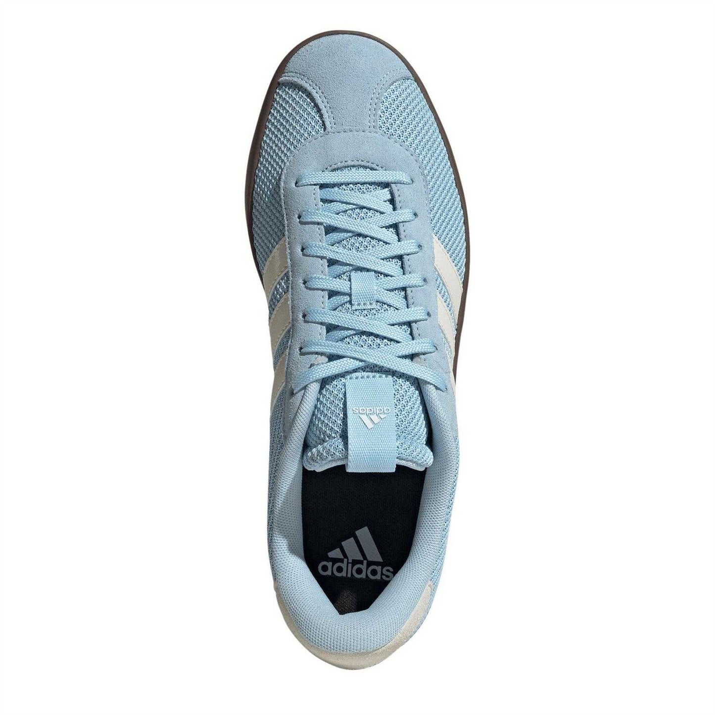 Blue-White-Gum - Lifestyle - Adidas Mens VL Court 3.0 Suede Trainers