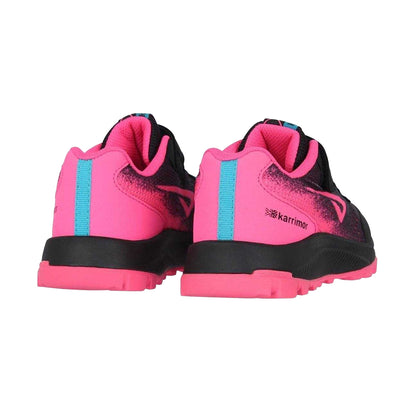Black-Pink - Back - Karrimor Girls Tempo Trail Trainers